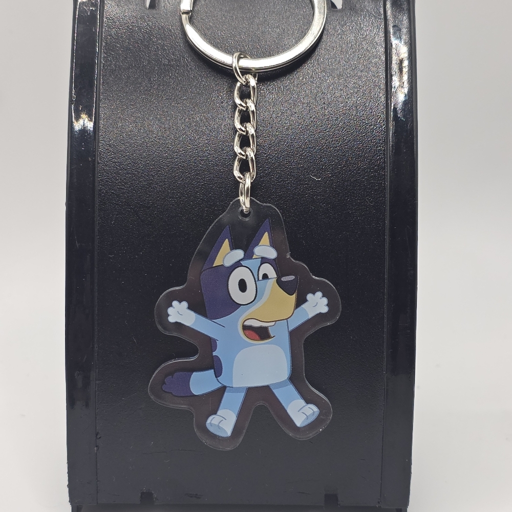 Choose One! Bluey Bingo And Family Keychains Blue Heeler - Picture 14 of 15
